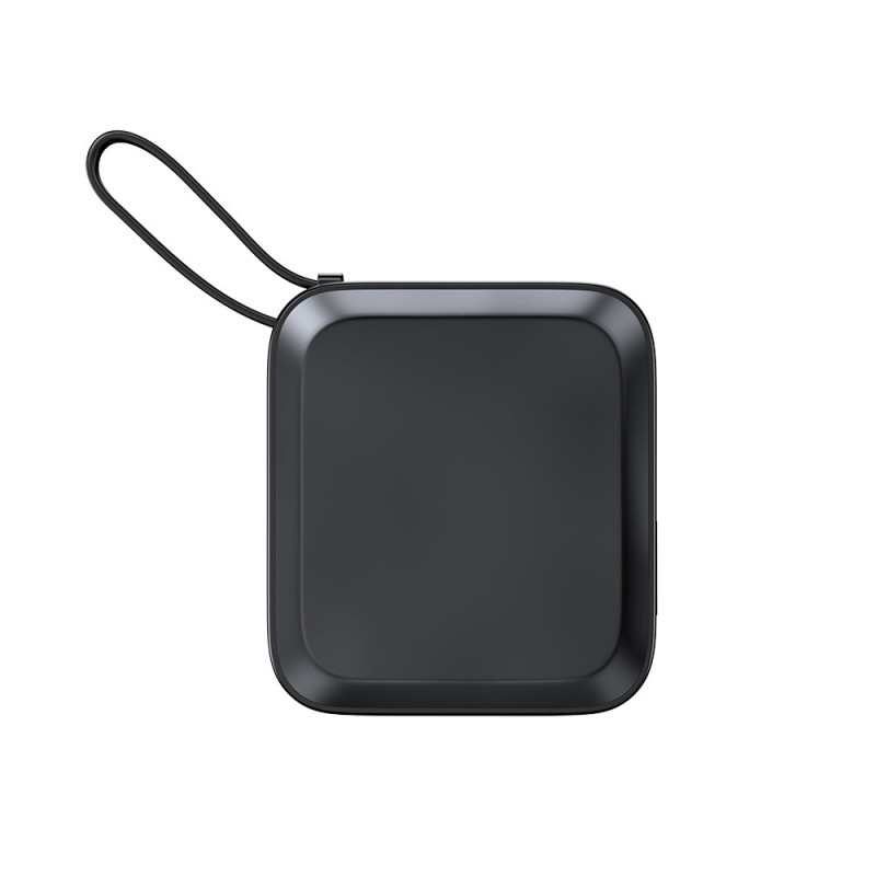 Indukcinis maitinimo blokas 10 000 mAh Icy Series 22,5 W su USB-C kabeliu juodas