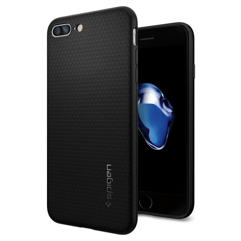 Spigen Liquid Air dėklas iPhone 7 / 8 Plus - juodas