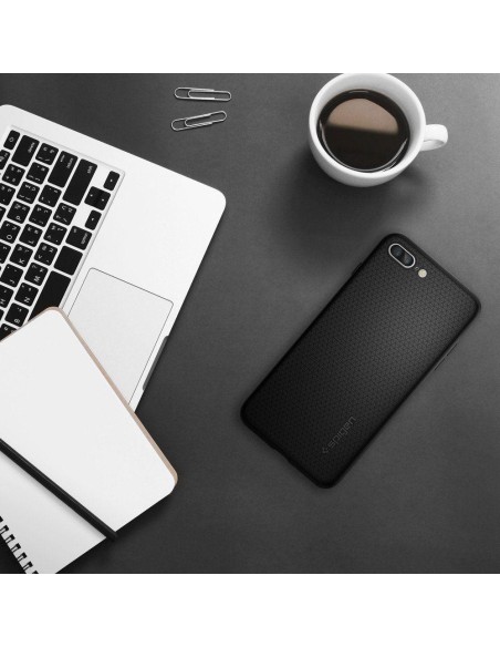 Spigen Liquid Air dėklas iPhone 7 / 8 Plus - juodas