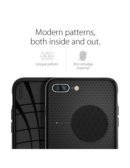 Spigen Liquid Air dėklas iPhone 7 / 8 Plus - juodas