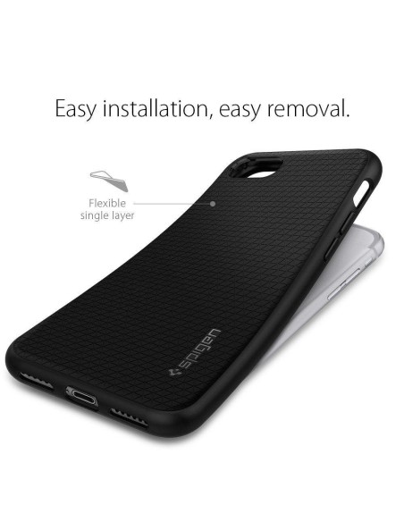 Spigen Liquid Air dėklas iPhone 7 / 8 Plus - juodas