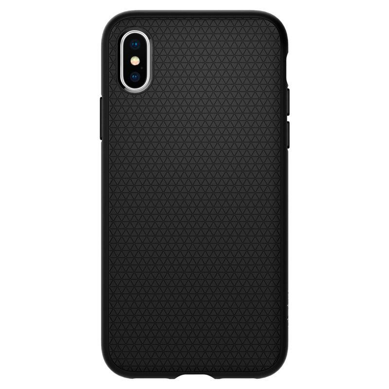 Spigen Liquid Air dėklas, skirtas iPhone X / XS - matinė juoda