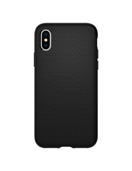 Spigen Liquid Air dėklas, skirtas iPhone X / XS - matinė juoda Spigen Liquid Air dėklas, skirtas iPhone X / XS - matinė juoda