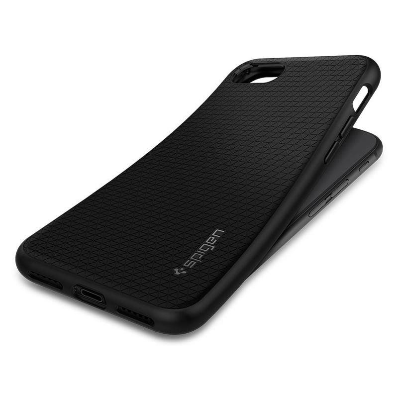 Spigen Liquid Air dėklas, skirtas iPhone 7 / 8 / SE 2020 / SE 2022 - juodas Spigen Liquid Air dėklas, skirtas iPhone 7 / 8 / SE 2020 / SE 2022 - juodas
