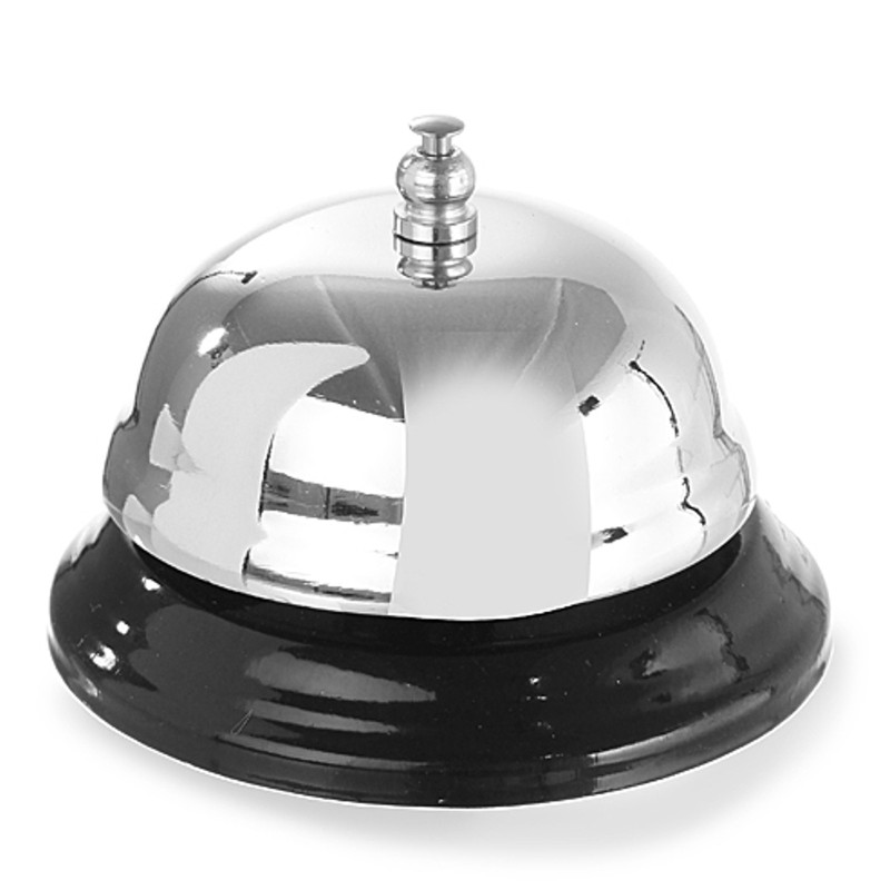 Plieninis viešbučio registratūros varpas sk. 85 mm – Hendi 595008 Plieninis viešbučio registratūros varpas sk. 85 mm – Hendi 595008