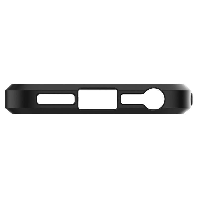 Spigen Rugged Armor dėklas iPhone 5S / SE - juodas