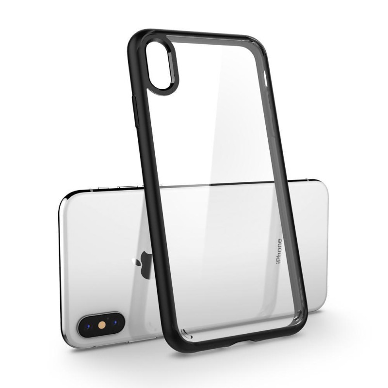 Spigen Ultra Hybrid dėklas, skirtas iPhone X / XS - matinė juoda