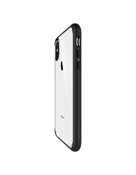 Spigen Ultra Hybrid dėklas, skirtas iPhone X / XS - matinė juoda Spigen Ultra Hybrid dėklas, skirtas iPhone X / XS - matinė juoda