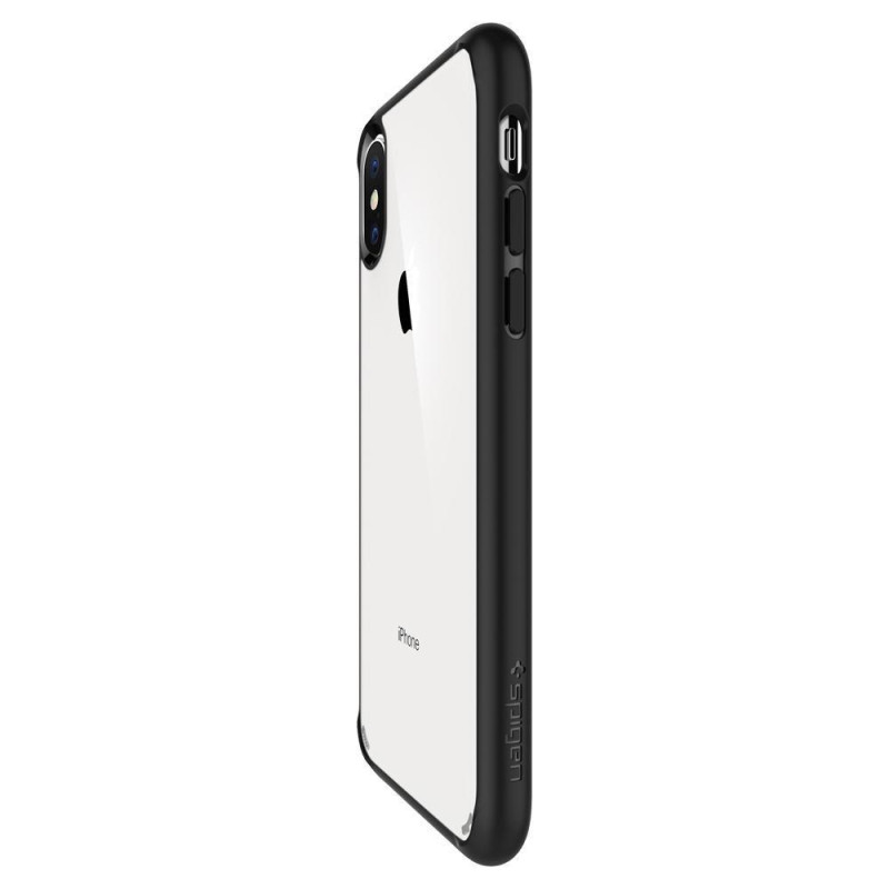 Spigen Ultra Hybrid dėklas, skirtas iPhone X / XS - matinė juoda