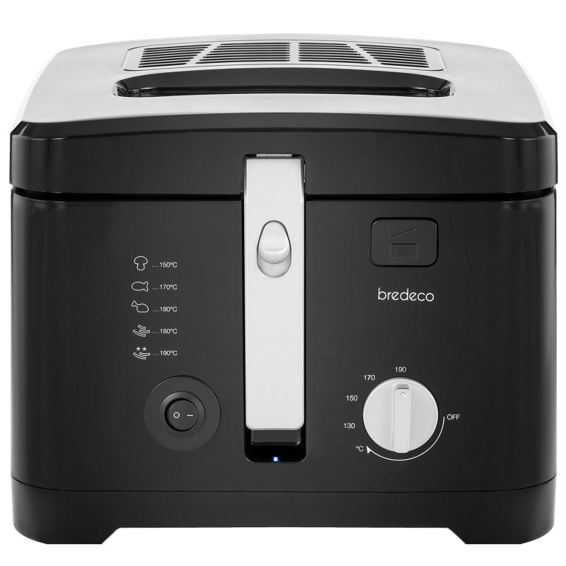 Keptuvė gruzdintuvė bulvytėms viena elektrinė naminė 2.5L Bredeco