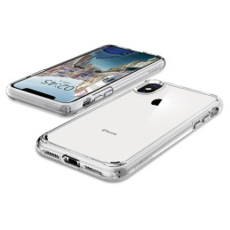 Spigen Ultra Hybrid dėklas iPhone X / XS - skaidrus