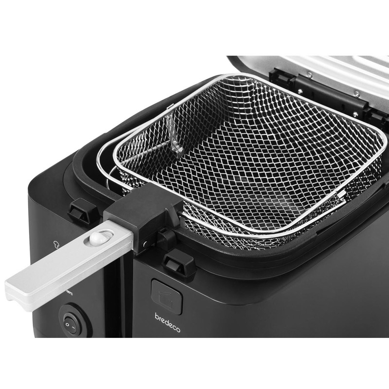 Keptuvė gruzdintuvė bulvytėms viena elektrinė naminė 2.5L Bredeco