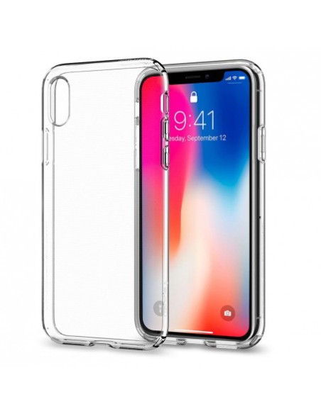 Spigen Liquid Crystal dėklas iPhone X / XS - skaidrus Spigen Liquid Crystal dėklas iPhone X / XS - skaidrus