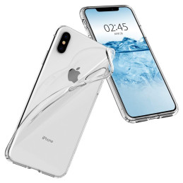 Spigen Liquid Crystal dėklas iPhone X / XS - skaidrus