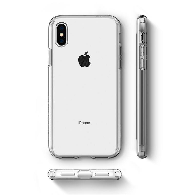 Spigen Liquid Crystal dėklas iPhone X / XS - skaidrus