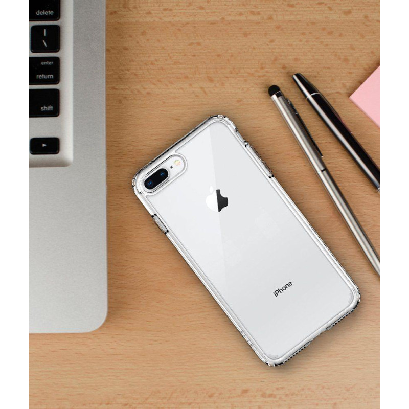 Spigen Ultra Hybrid 2 dėklas, skirtas iPhone 7/ 8 Plus - skaidrus