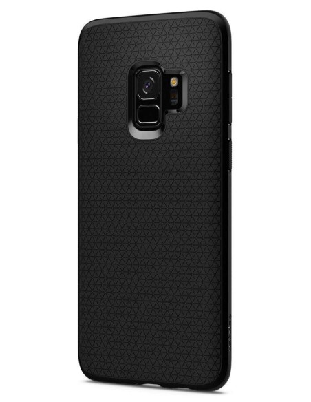 Spigen Liquid Air dėklas, skirtas Samsung Galaxy S9 - matinė juoda Spigen Liquid Air dėklas, skirtas Samsung Galaxy S9 - matinė juoda