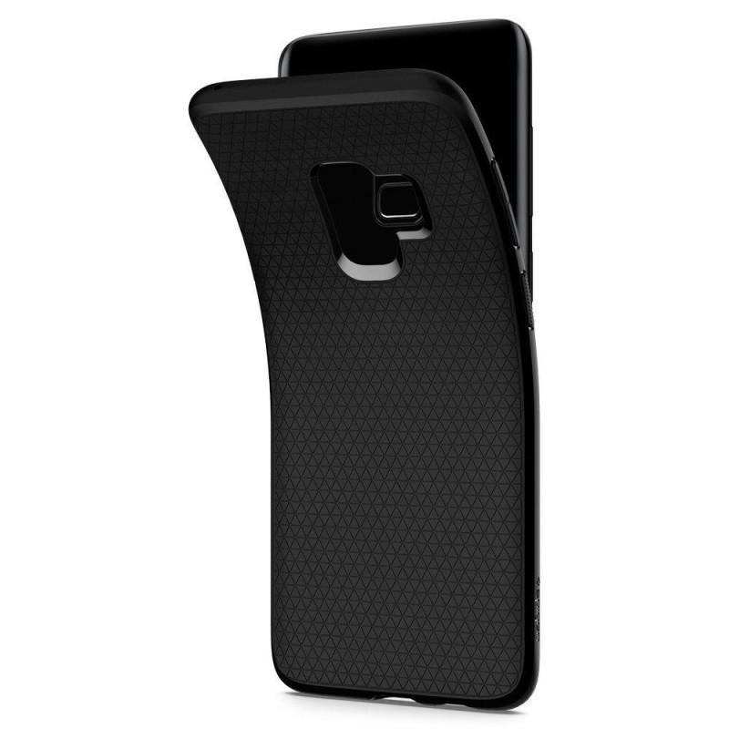 Spigen Liquid Air dėklas, skirtas Samsung Galaxy S9 - matinė juoda