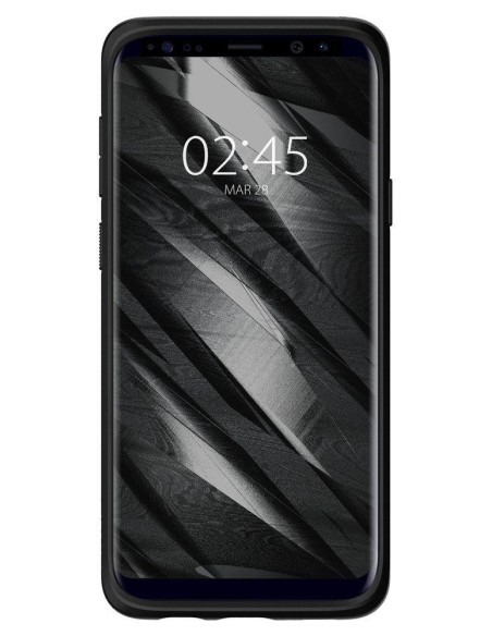 Spigen Liquid Air dėklas, skirtas Samsung Galaxy S9 - matinė juoda Spigen Liquid Air dėklas, skirtas Samsung Galaxy S9 - matinė juoda