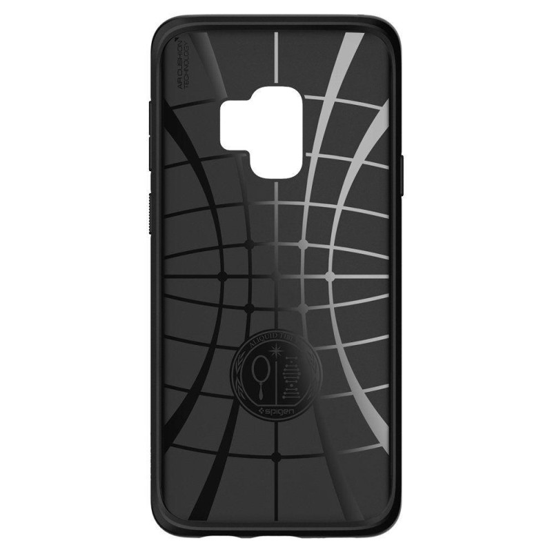 Spigen Liquid Air dėklas, skirtas Samsung Galaxy S9 - matinė juoda