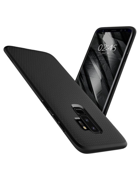 Spigen Liquid Air dėklas, skirtas Samsung Galaxy S9+ - matinė juoda