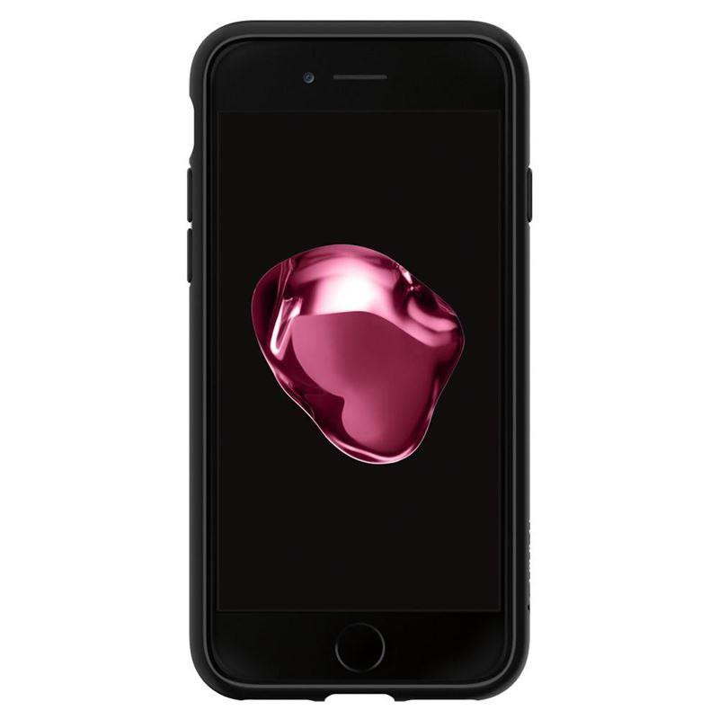 Spigen Ultra Hybrid dėklas, skirtas iPhone 7 / 8 / SE 2020 / SE 2022 - juodas Spigen Ultra Hybrid dėklas, skirtas iPhone 7 / 8 / SE 2020 / SE 2022 - juodas
