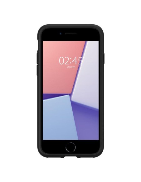 Spigen Ultra Hybrid dėklas, skirtas iPhone 7 / 8 / SE 2020 / SE 2022 - juodas Spigen Ultra Hybrid dėklas, skirtas iPhone 7 / 8 / SE 2020 / SE 2022 - juodas