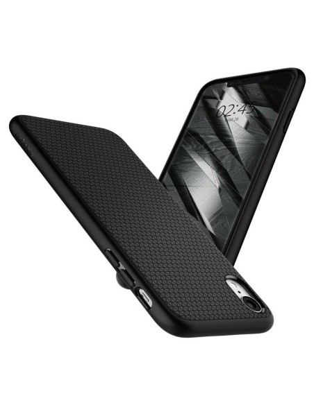 Spigen Liquid Air dėklas iPhone XR - matinė juoda Spigen Liquid Air dėklas iPhone XR - matinė juoda