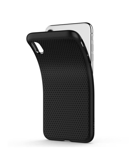 Spigen Liquid Air dėklas iPhone XR - matinė juoda Spigen Liquid Air dėklas iPhone XR - matinė juoda
