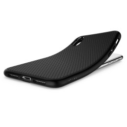 Spigen Liquid Air dėklas iPhone XR - matinė juoda