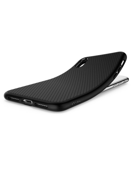 Spigen Liquid Air dėklas iPhone XR - matinė juoda Spigen Liquid Air dėklas iPhone XR - matinė juoda
