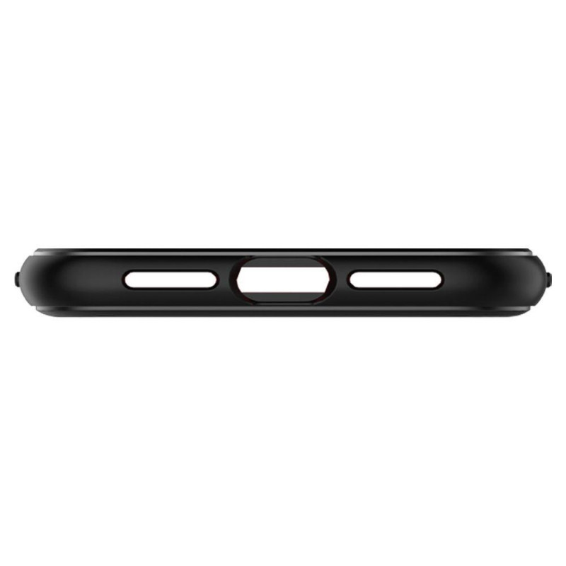 Spigen Rugged Armor dėklas iPhone XR - matinė juoda
