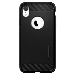 Spigen Rugged Armor dėklas iPhone XR - matinė juoda