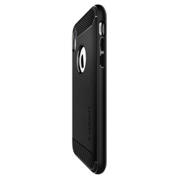 Spigen Rugged Armor dėklas iPhone XR - matinė juoda