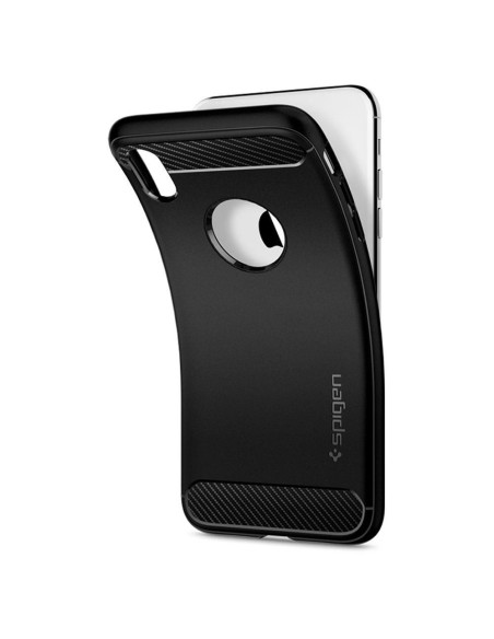 Spigen Rugged Armor dėklas iPhone XR - matinė juoda Spigen Rugged Armor dėklas iPhone XR - matinė juoda