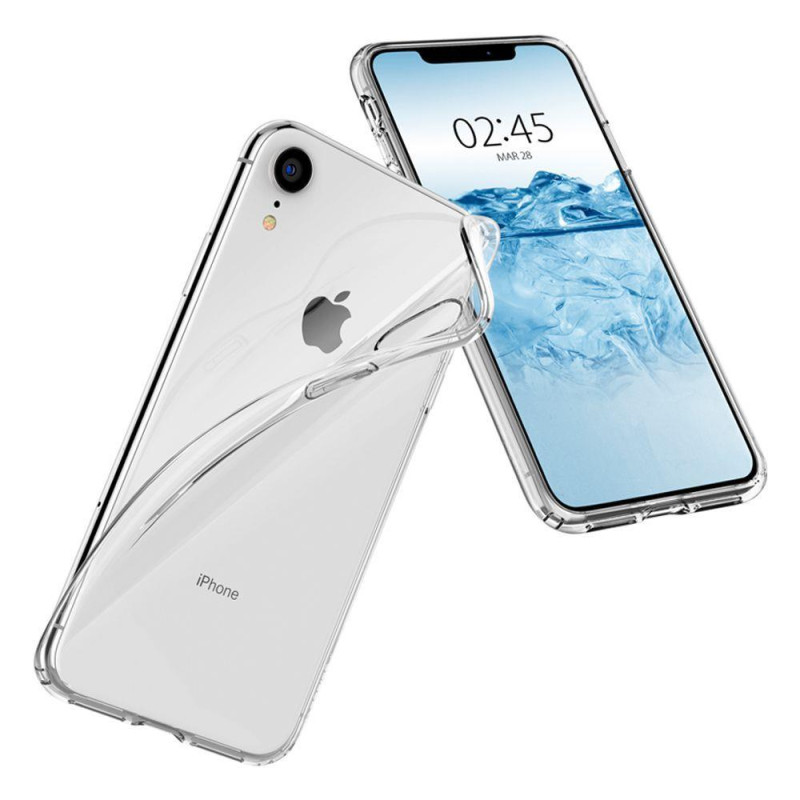 Spigen Liquid Crystal dėklas iPhone XR - skaidrus