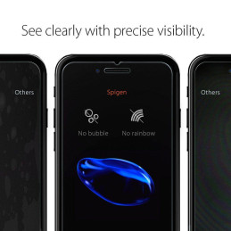 Spigen Glas.tR Plonas grūdintas stiklas, skirtas iPhone 7/ 8 Plus