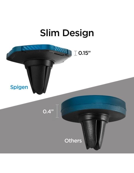 Spigen QS11 telefono laikiklis automobilio orlaidei, magnetinis - juodas Spigen QS11 telefono laikiklis automobilio orlaidei, magnetinis - juodas