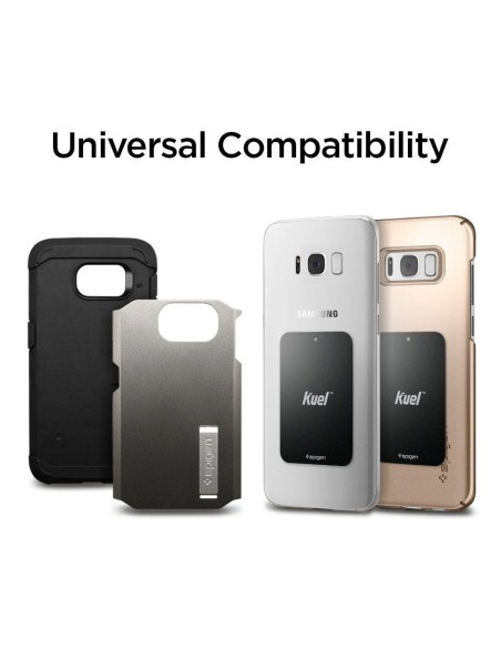 Spigen QS11 telefono laikiklis automobilio orlaidei, magnetinis - juodas Spigen QS11 telefono laikiklis automobilio orlaidei, magnetinis - juodas