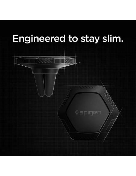 Spigen QS11 telefono laikiklis automobilio orlaidei, magnetinis - juodas Spigen QS11 telefono laikiklis automobilio orlaidei, magnetinis - juodas