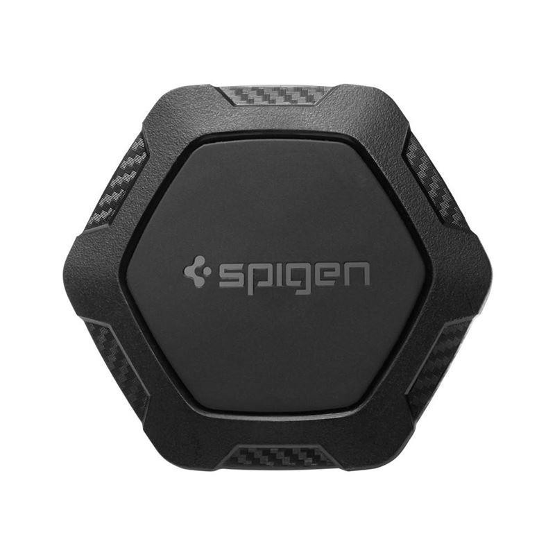 Spigen QS11 telefono laikiklis automobilio orlaidei, magnetinis - juodas