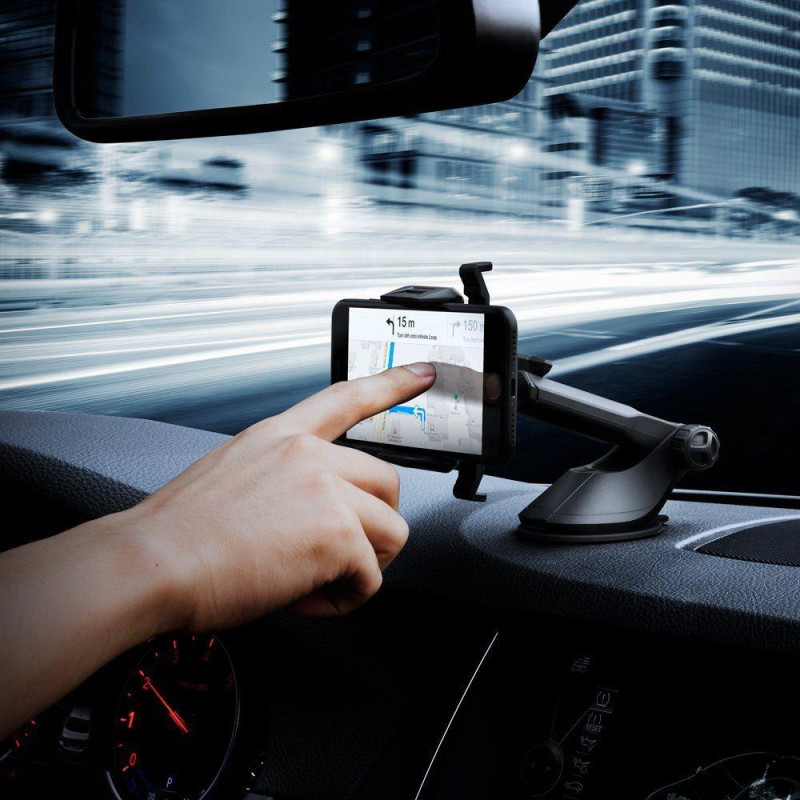 Spigen TS35 telefono laikiklis automobilio kabinai - juodas