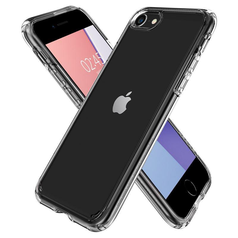 Spigen Ultra Hybrid dėklas, skirtas iPhone 7 / 8 / SE 2020 / SE 2022 - skaidrus