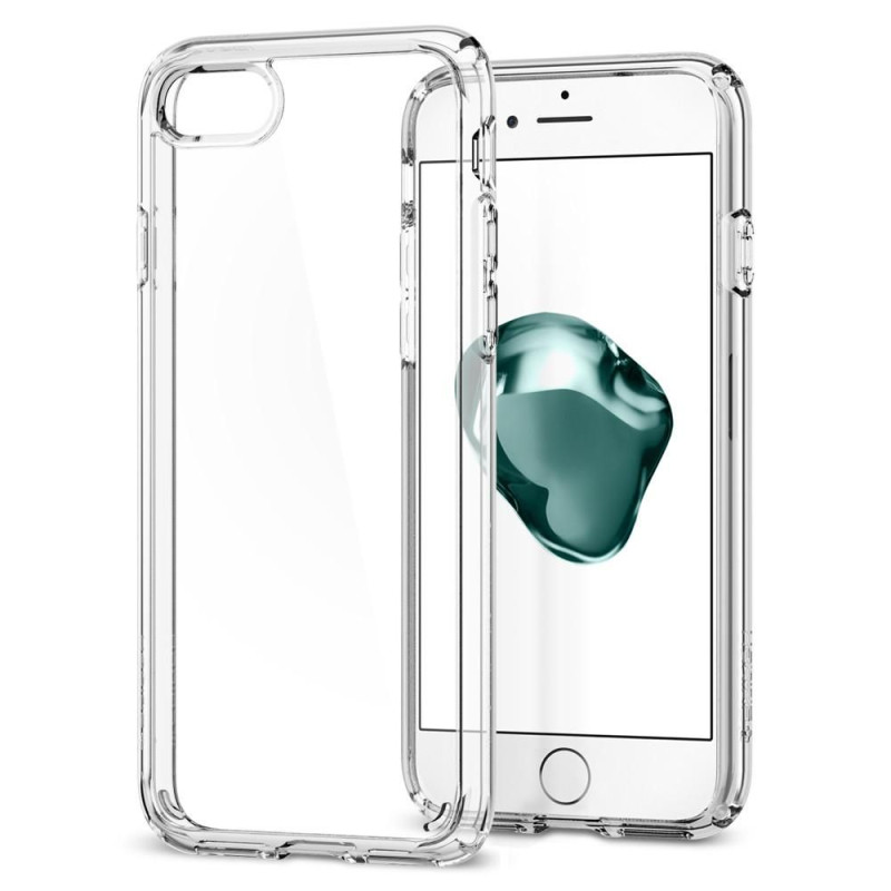 Spigen Ultra Hybrid dėklas, skirtas iPhone 7 / 8 / SE 2020 / SE 2022 - skaidrus