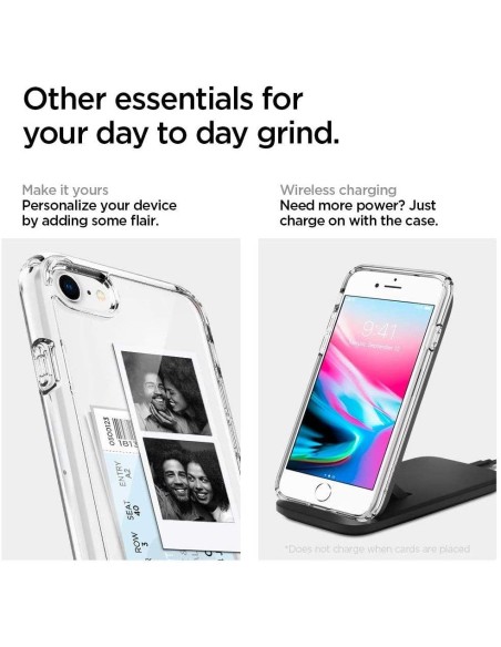 Spigen Ultra Hybrid dėklas, skirtas iPhone 7 / 8 / SE 2020 / SE 2022 - skaidrus Spigen Ultra Hybrid dėklas, skirtas iPhone 7 / 8 / SE 2020 / SE 2022 - skaidrus