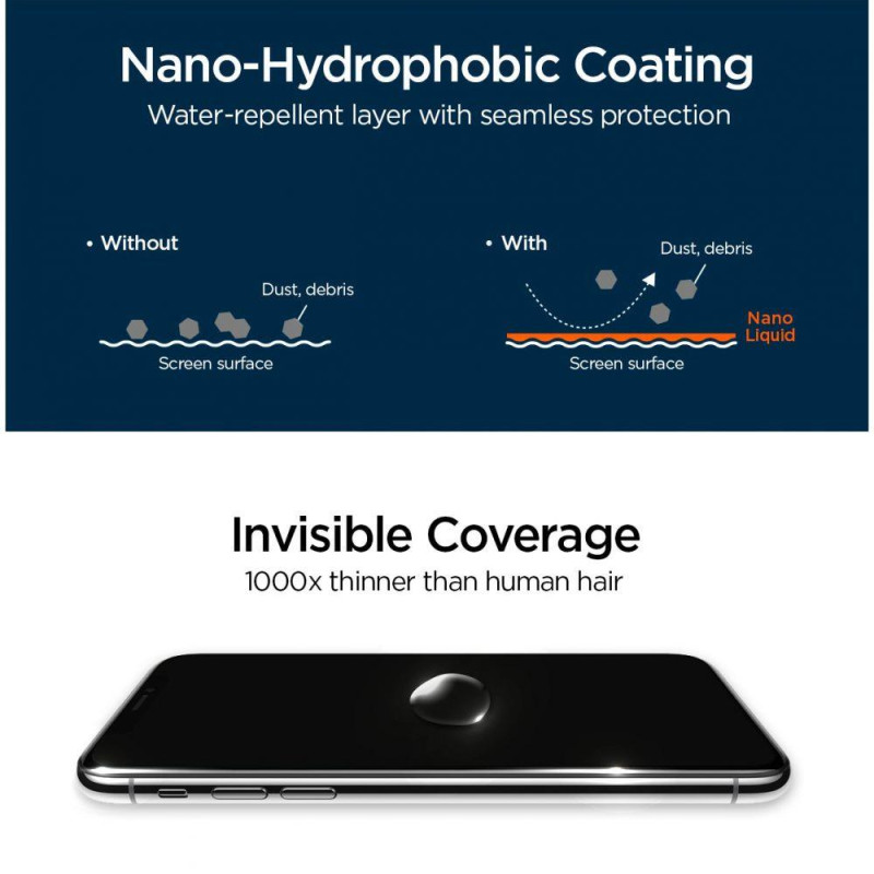 Spigen Glas.tR Nano Skysta danga