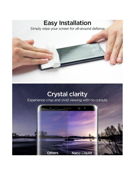 Spigen Glas.tR Nano Skysta danga Spigen Glas.tR Nano Skysta danga