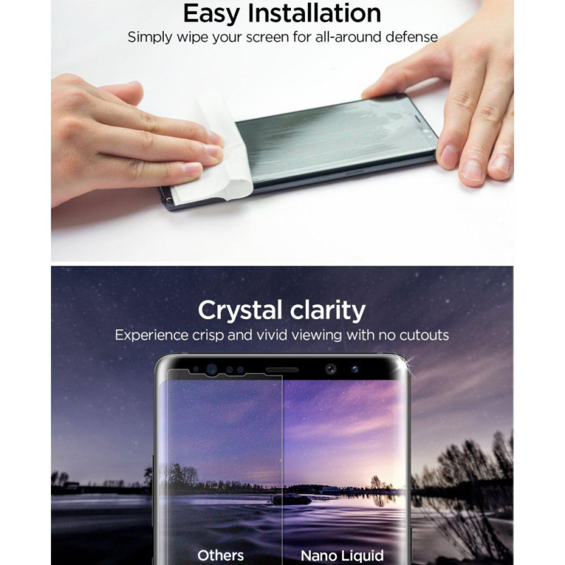 Spigen Glas.tR Nano Skysta danga