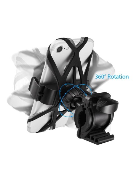 Spigen A250 telefono laikiklis dviračio vairui - juodas