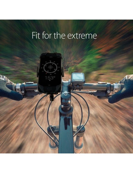 Spigen A250 telefono laikiklis dviračio vairui - juodas